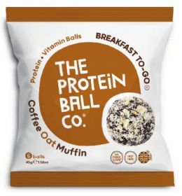 Protein Ball Co. Coffee Oat Muffin Plant Protein & Vitamin Balls 45g