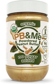 PB&Me Organic NO Added Sugar Powdered Peanut Butter 200gx6