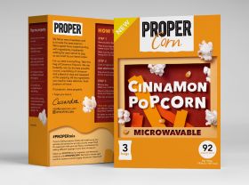 Propercorn Microwave Cinnamon Popcorn