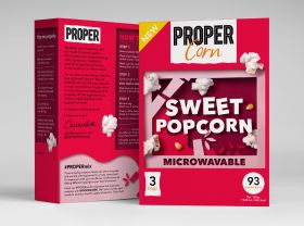 Propercorn Microwave Sweet Popcorn 