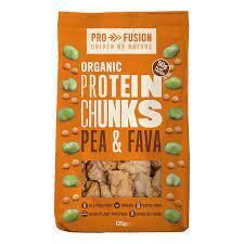 Profusion Organic Vegan Protein Chunks Pea & Fava 125g