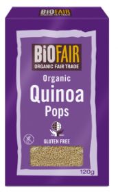 BioFair Organic & Fairtrade Gluten Free Quinoa Pops 120g