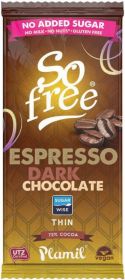 So Free NAS 2559 Dark Espresso 72% COCOA Thin 80g