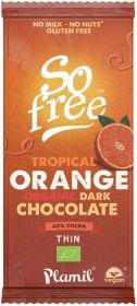 So Free ORG 2844 Tropical Orange 60% Cocoa Thin 80g