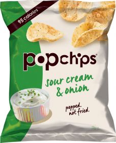 PopChips Sour Cream & Onion 23g