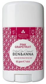 Ben & Anna Pink Grapefruit Natural Soda Deodrant 60g