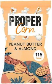 Propercorn Smooth Peanut and Almond Popcorn 25g x24 