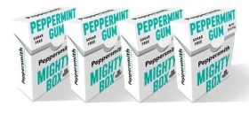 Peppersmith Mighty Box Peppermint Gum 50g 18
