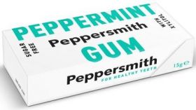 Peppersmith Peppermint �Gum 15g x 12