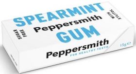 Peppersmith Spearmint �Gum 15g x12