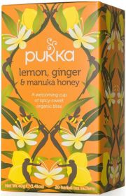 Pukka ORG Lemon, Ginger & Manuka Tea 40g (20's)