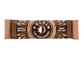 Pulsin Peanut Chocolate High Fibre Brownie Bar 35g