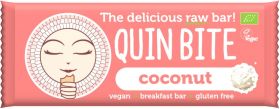 Quin Bite Organic Coconut Raw Breakfast Bar 30g x12