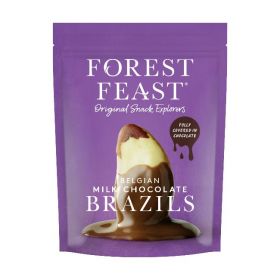 Forest Feast Belgian Milk Chocolate Brazils 150g