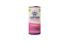 Captain Kombucha Natural Raspberry 250ml x 12