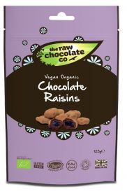 Raw Chocolate Raisins Pouches 125g