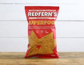 Redferns Organic superfood sweet potato,buckwheat & hemp multigrain chips 142g