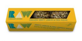 Raw Health Org Lemon & Chia seed Energy Balls (3pk) 60g