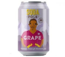 ** Soda Folk Grape 330ml
