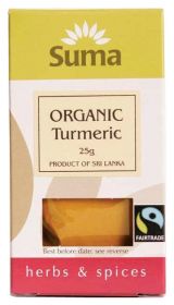 Suma Fairtrade & Organic Turmeric 25g x6