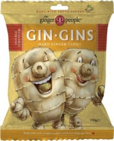The Ginger People Gin Gins Hard Ginger Candy bag 150gx24
