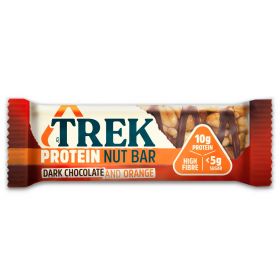TREK Protein Nut Bar - Dark Chocolate & Orange Bar 40g x16