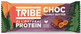 TRIBE Nut Butter Triple Decker Choc Peanut Vegan Protein Bar 40g