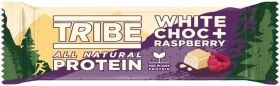 TRIBE Raspberry WHITE CHOC Vegan Protein Bar 46g
