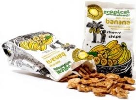 Tropical FT & Organic Chewy Banana Chips 150g