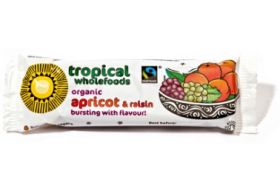 Tropical wholefoods Fair trade & Organic Apricot & Raisin 40g x24