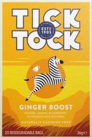 Tick Tock Wellbeing Ginger Boost 20's