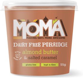 Moma Almond Butter & Salted Caramel Porridge Pot 55g x12