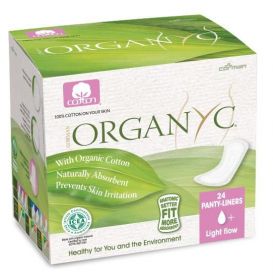 Organ(y)c Pantyliners folded 100% cotton 24pcs (GOTS certified)
