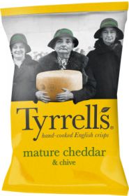 Tyrrells Crisps Cheddar & Chive 40g