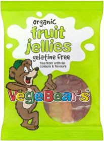 VegeBear's Organic Fruit Jellies 100g