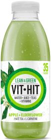 Vit-hit Lean & Green Apple Vitamin Drink 500ml