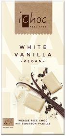 iChoc ORG White Vanilla Rice Chocolate 80g