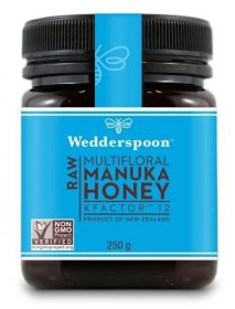 Wedderspoon KFactor 12 Raw Manuka Honey 250g-Single
