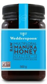 Wedderspoon KFactor 16 Raw Manuka Honey 500g-Single