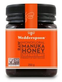 Wedderspoon KFactor 16 Raw Manuka Honey 250g-Single