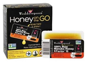 Wedderspoon KFactor Raw Manuka Honey Snap Packs 120g