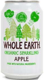 Whole Earth Organic Lightly Sparkling Apple Drink 330ml x24