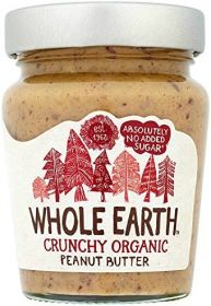 Whole Earth ORG Crunchy Peanut Butter 227g