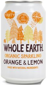 Whole Earth ORG Orange & Lemon Drink 330ml