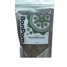 BonPom Raw Organic Hemp seeds whole 1 x200g