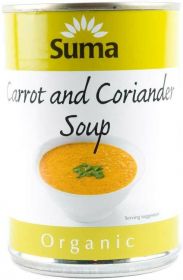 Suma Organic Carrot & Coriander Soup 400g x12
